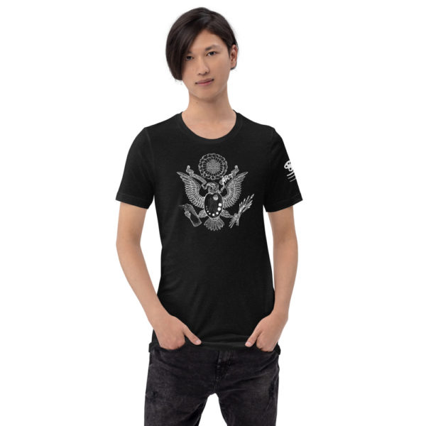 e plurbis art - white (Short-sleeve unisex t-shirt) - Image 2