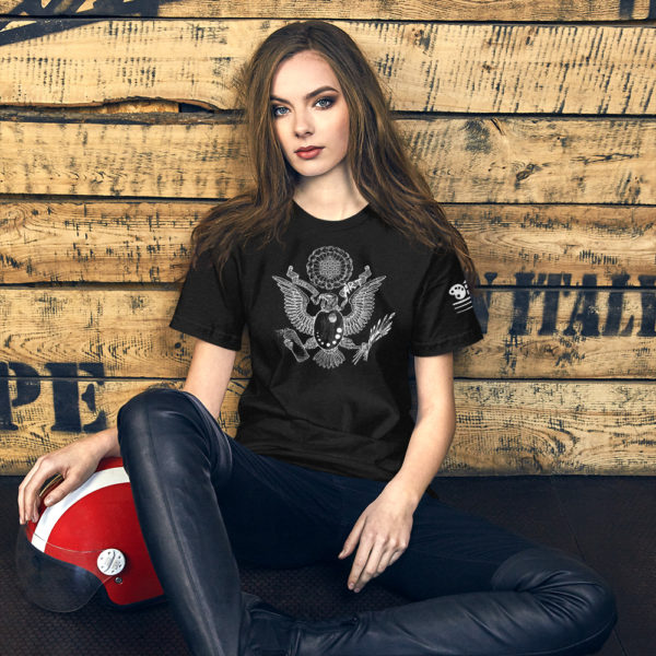 e plurbis art - white (Short-sleeve unisex t-shirt) - Image 3